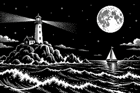 1-Bit Pixel Art