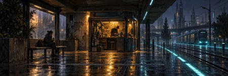 Futuristic Neon-Lit Painting: Build a World with Light