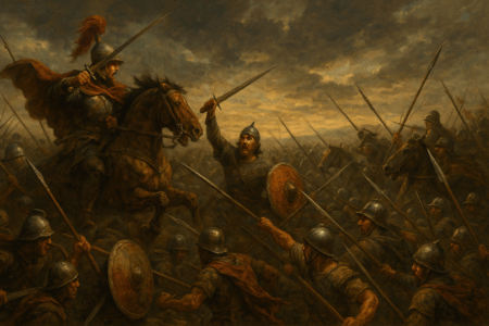 Battle painting