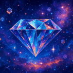 Diamond Space Galaxy Art