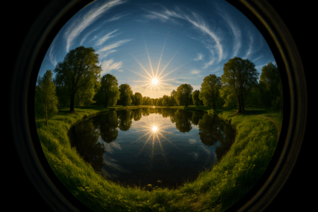 Fish Eye Lens Photograph :.