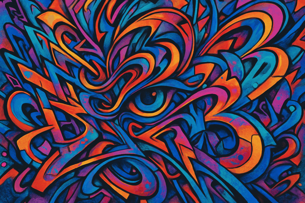 Hyperdimensional Graffiti - Art of AI