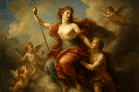 Mythological painting :.