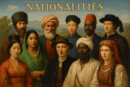 Nationalities, Regions, Countries