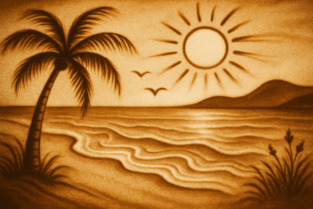 Sand Drawing :.