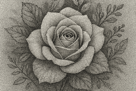 Stippling :.