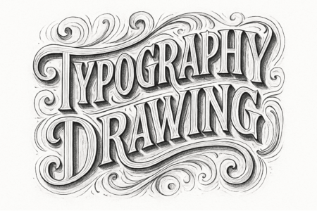Typography Drawing :.