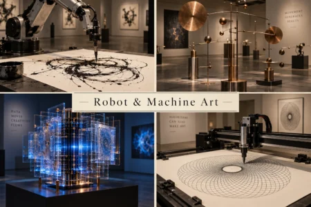Robot art, machine art, electronic art :.