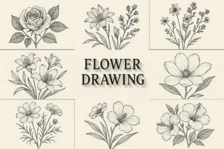 Flower Drawing :.