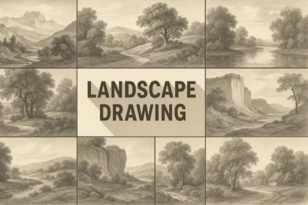 Landscape Drawing :.