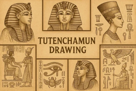 Drawing Tutankhamun