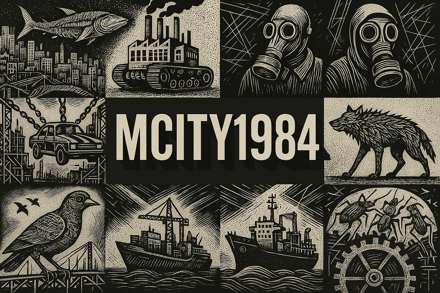 mcity1984 collage showing several visual interpretations of the style.