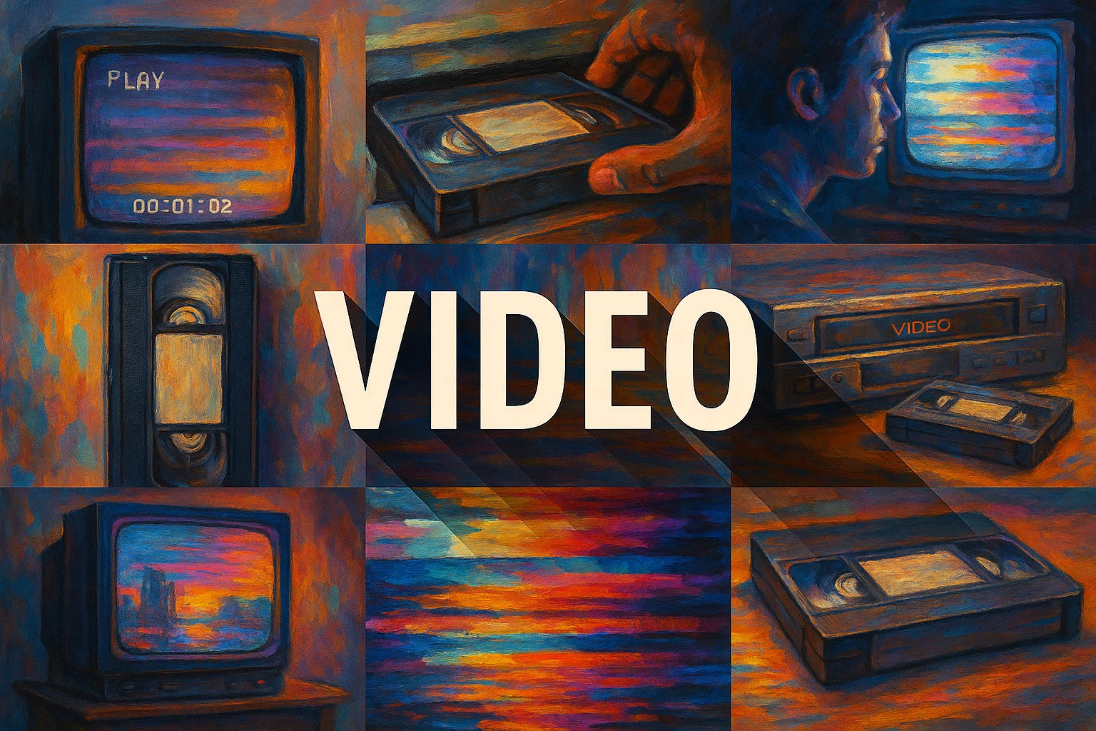 Video collage showing several visual interpretations of the style.