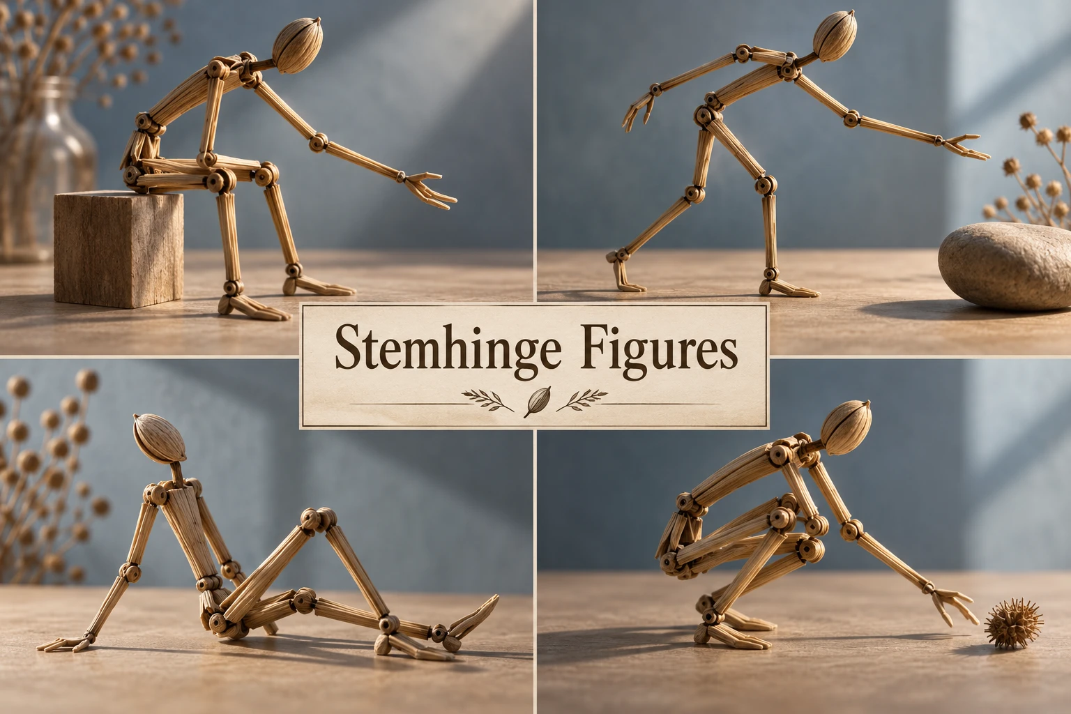 Stemhinge Figures collage showing several visual interpretations.