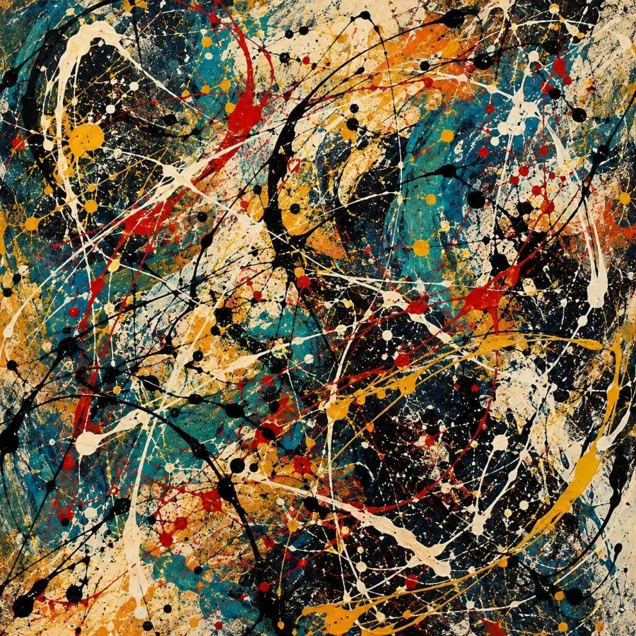 Action Painting source example from emergentmind