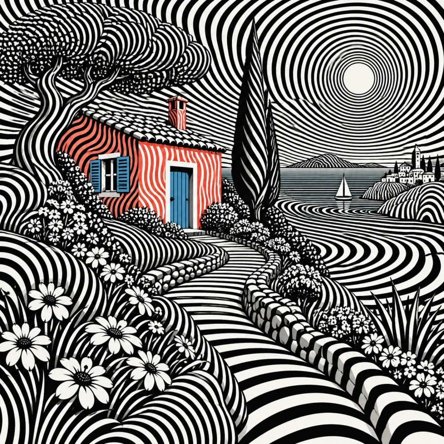 Op Art source example from emergentmind
