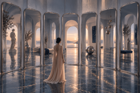 View Synthesis Mirror Rooms