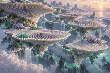 Neuromorphic Coral Shelves