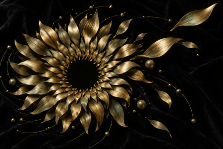 Centroid Brass Sunflowers