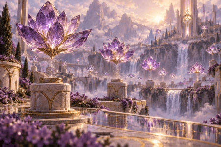 Spatial Anchor Crystal Gardens
