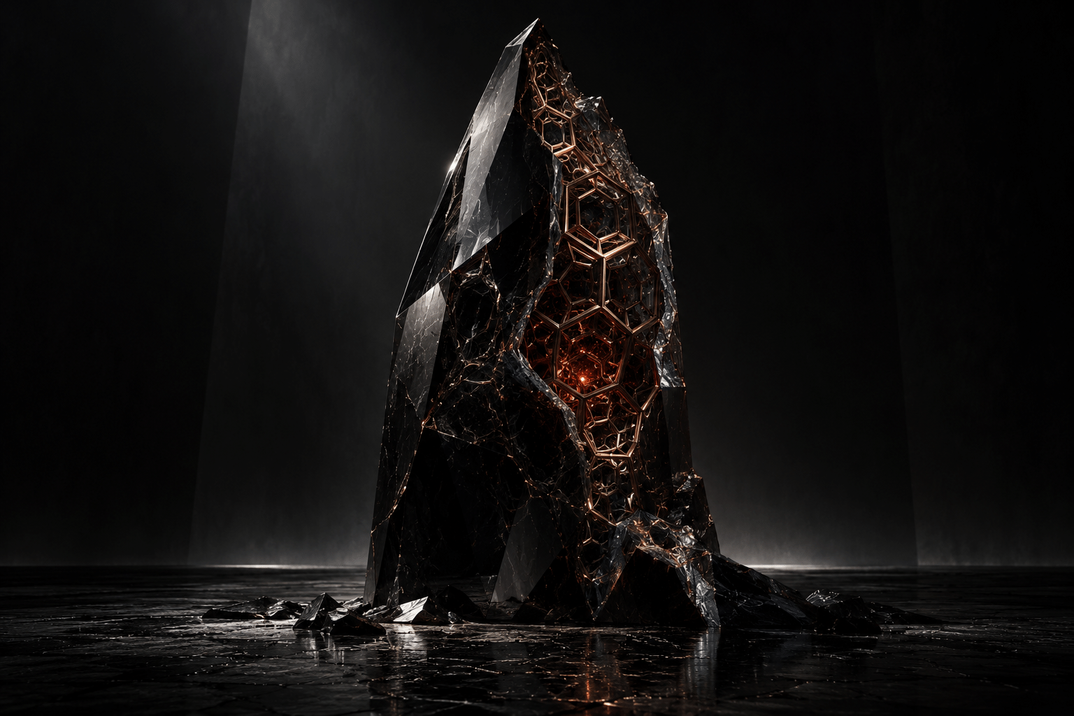 Obsidian Lace Geometrism