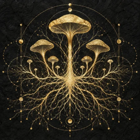 Gilded Mycelial Blueprint