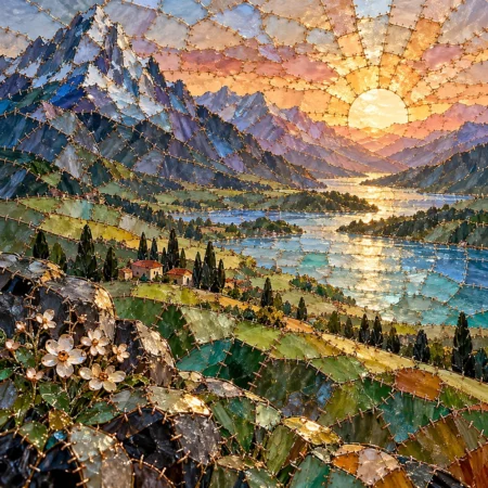 Glass-Suture Landscape