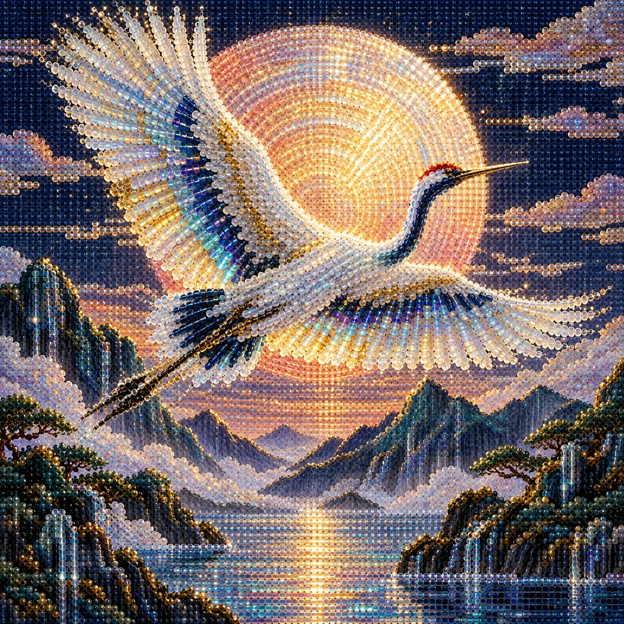 Holographic Bead Loom