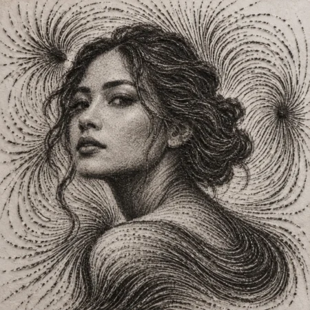 Magnetic Sand Portraiture