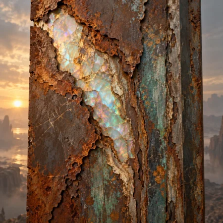 Opal Rust Palimpsest