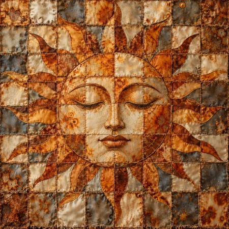 Rusted Silk Mosaic