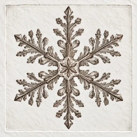 Snowflake Copperplate