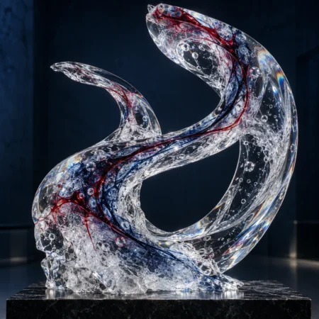 Threaded Ice Calligraphy