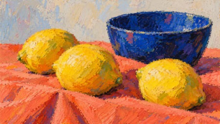 Oil Pastel Painting