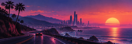 Retrowave Visuals: Reimagining a Remembered Future