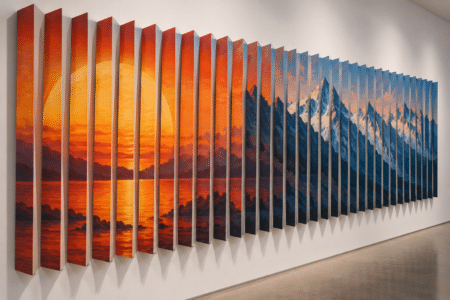Lenticular Slats: Images That Depend on Where You Stand