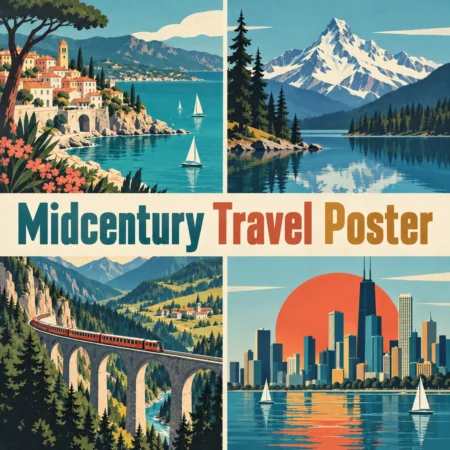 Midcentury Travel Poster